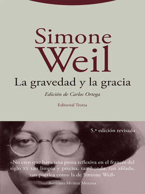 cover image of La gravedad y la gracia